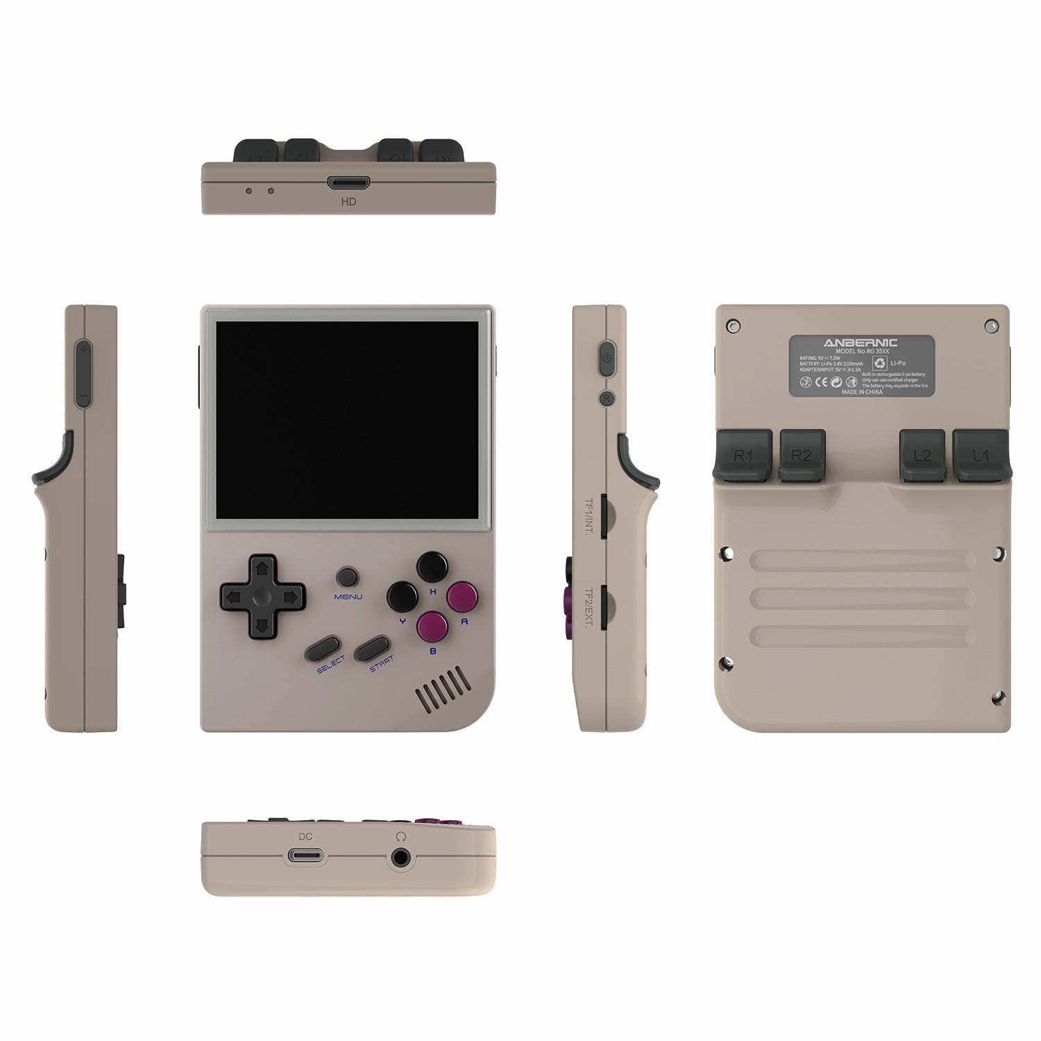 ANBERNIC RG35XX 128GB Retro Game Console 3.5-inch IPS Display Handheld Game Console ANBERNIC RG35XX 128GB Retro Game Console 3.5-inch IPS Display Handheld Game Console